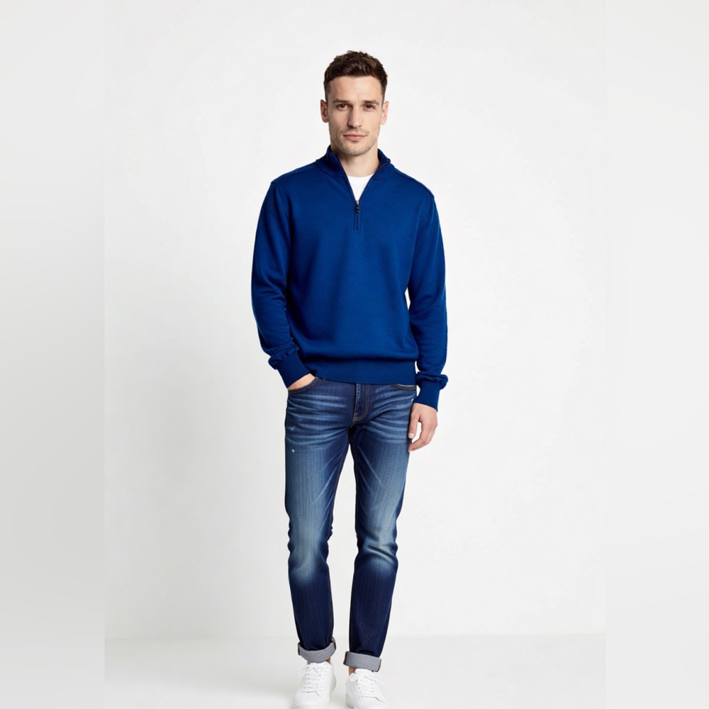 Men's Gap Blue Wool Sweater
